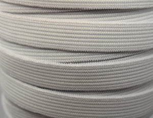 13mm White Elastic Knitted - 100m