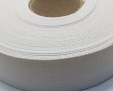 Load image into Gallery viewer, 32mm White Elastic Knitted 50m