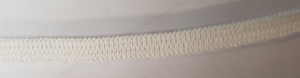 4mm White Elastic Knitted - 50m