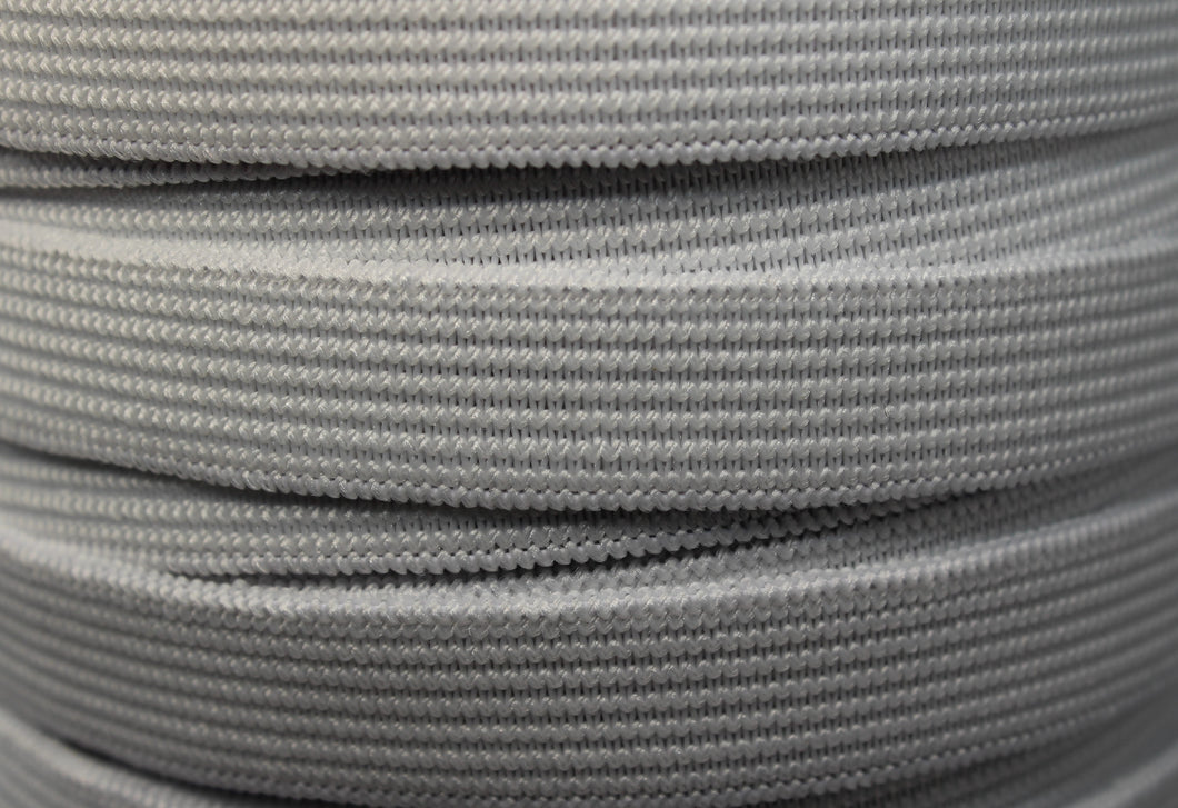 13mm White Elastic Knitted - 100m