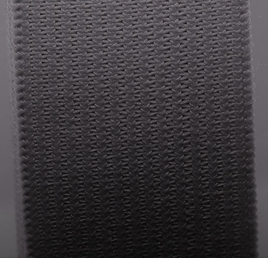 25mm Black Elastic Knitted 50m