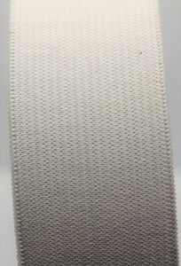 32mm White Elastic Knitted 50m