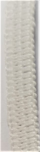 4mm White Elastic Knitted - 1m